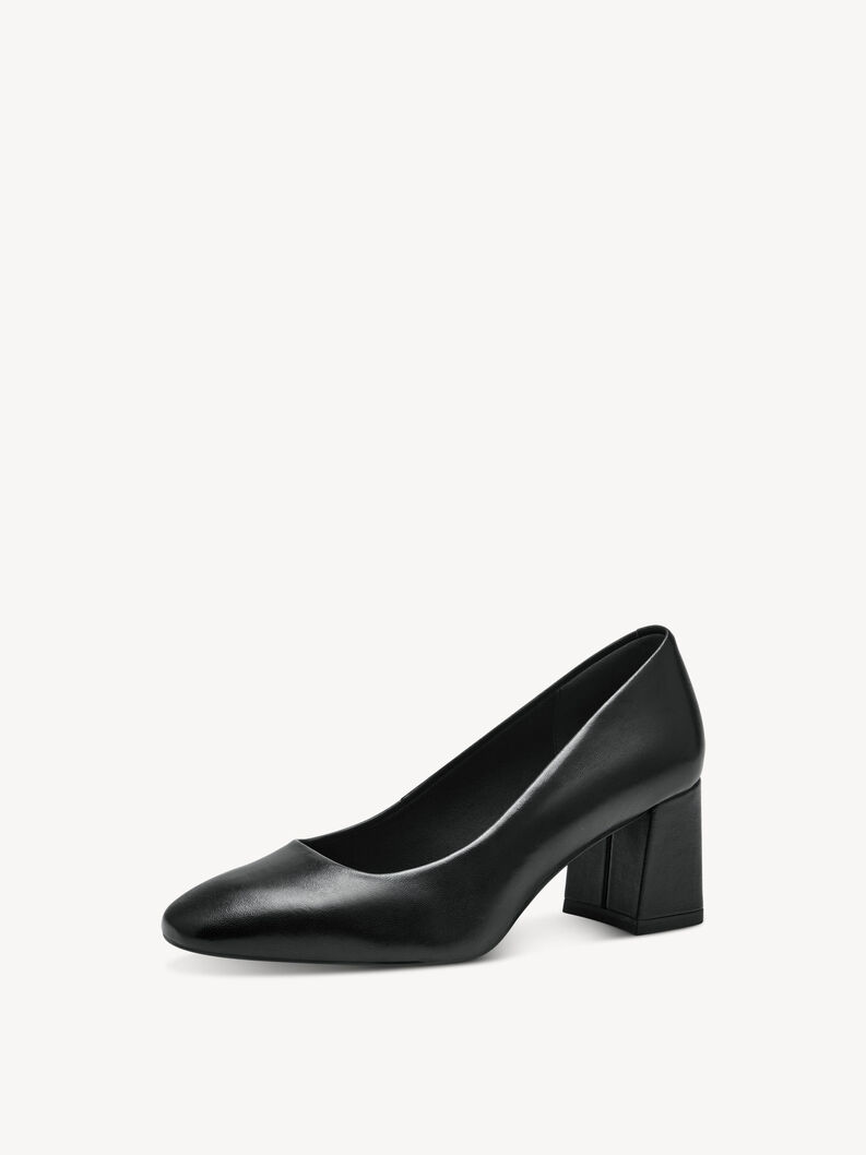 Leather Pumps - black, BLACK, hi-res