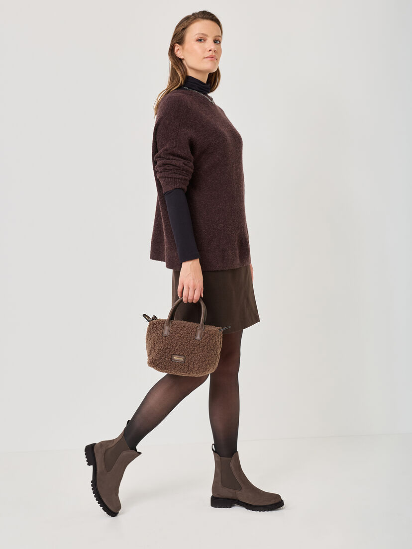 Leren Chelseaboot - beige, TAUPE, hi-res