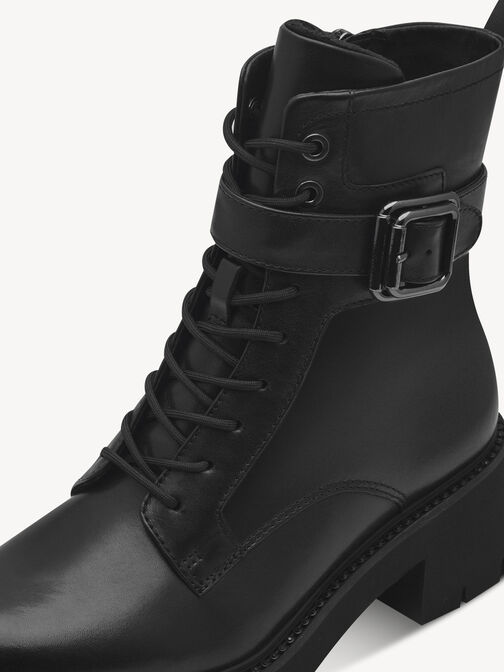 Kotníčková obuv, BLACK LEATHER, hi-res