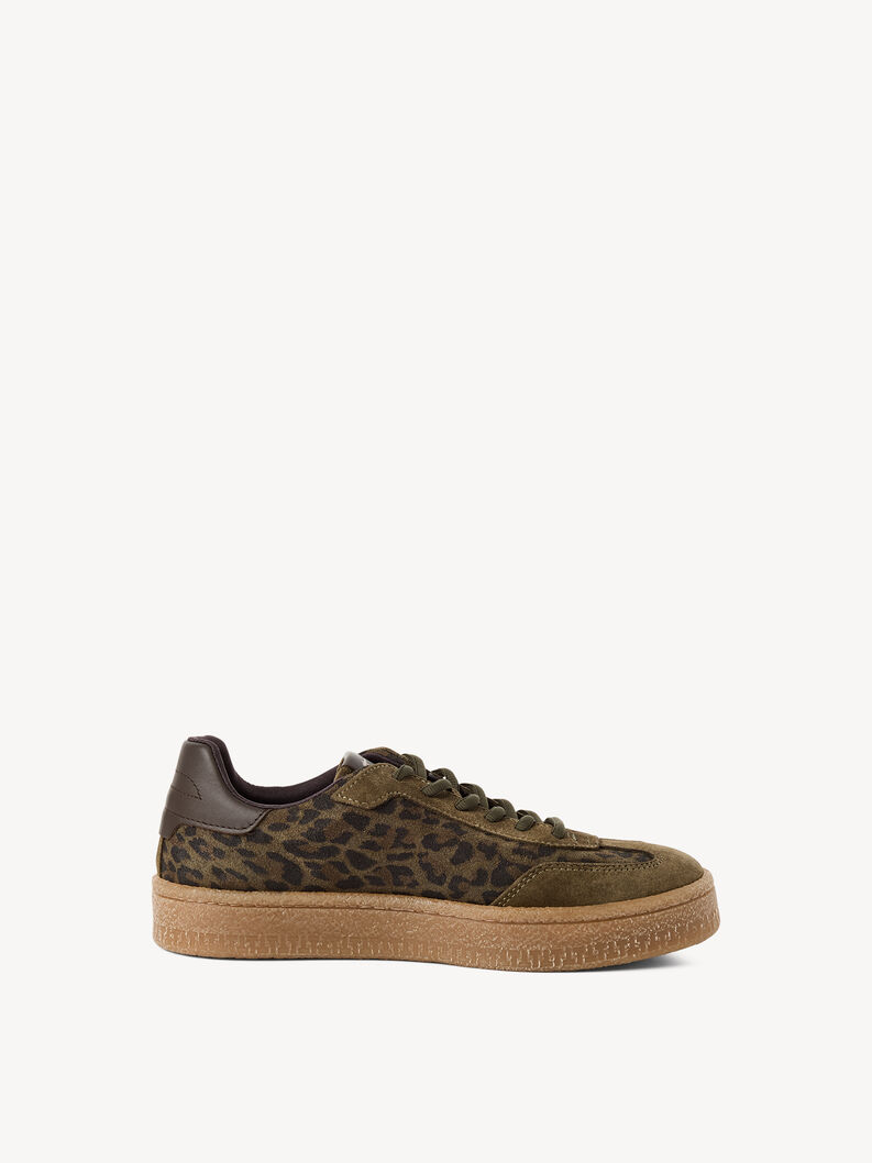 Ledersneaker - gr&uuml;n, OLIVE LEOPARD, hi-res