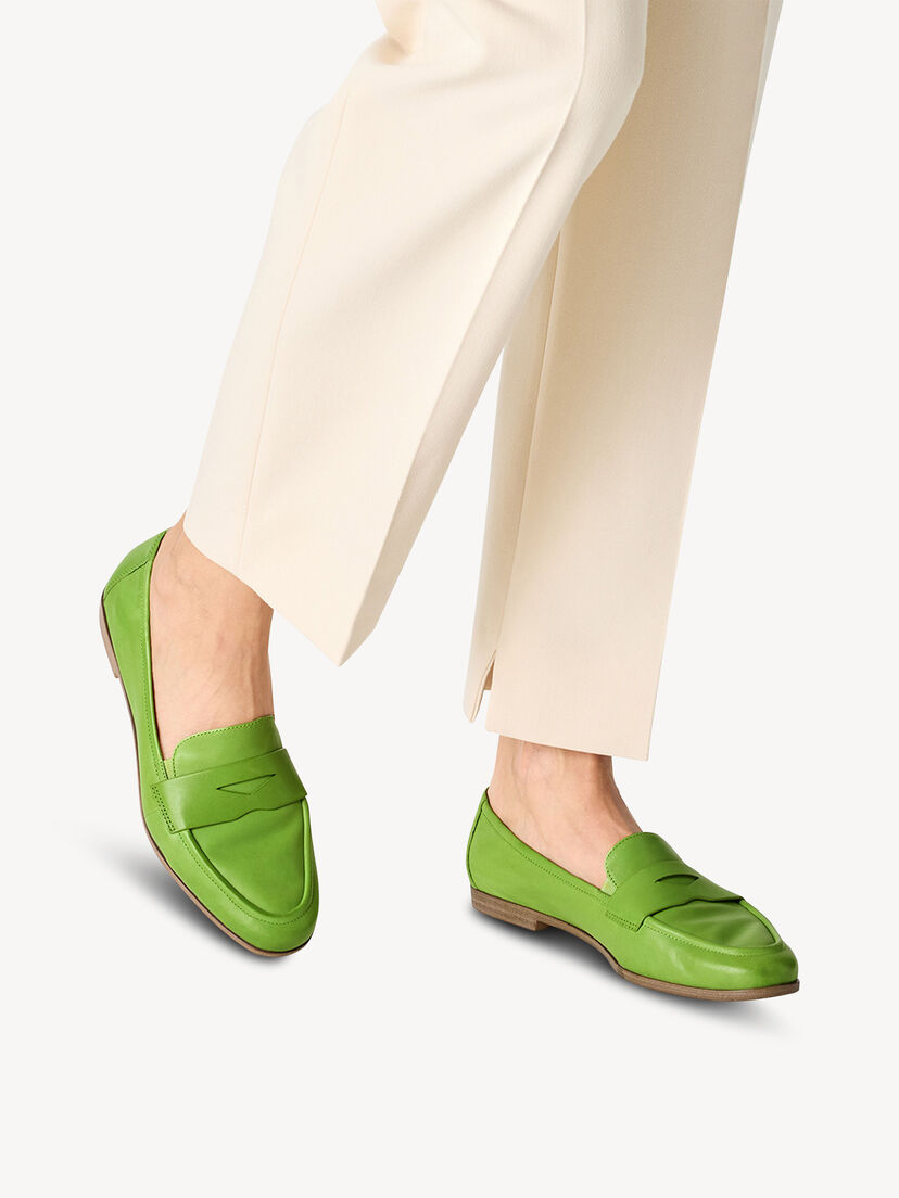 Leren Instappers - groen, APPLE, hi-res