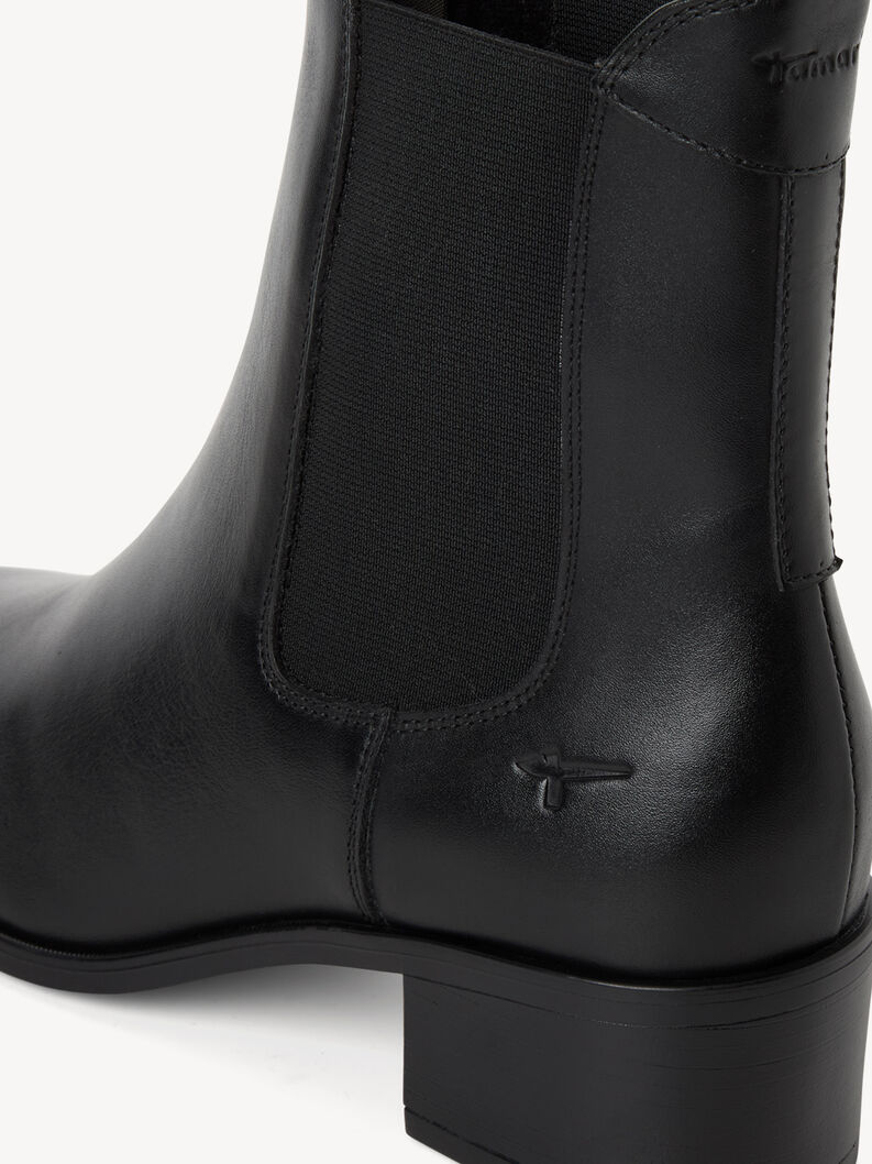 Leather Chelsea boot - black, BLACK, hi-res