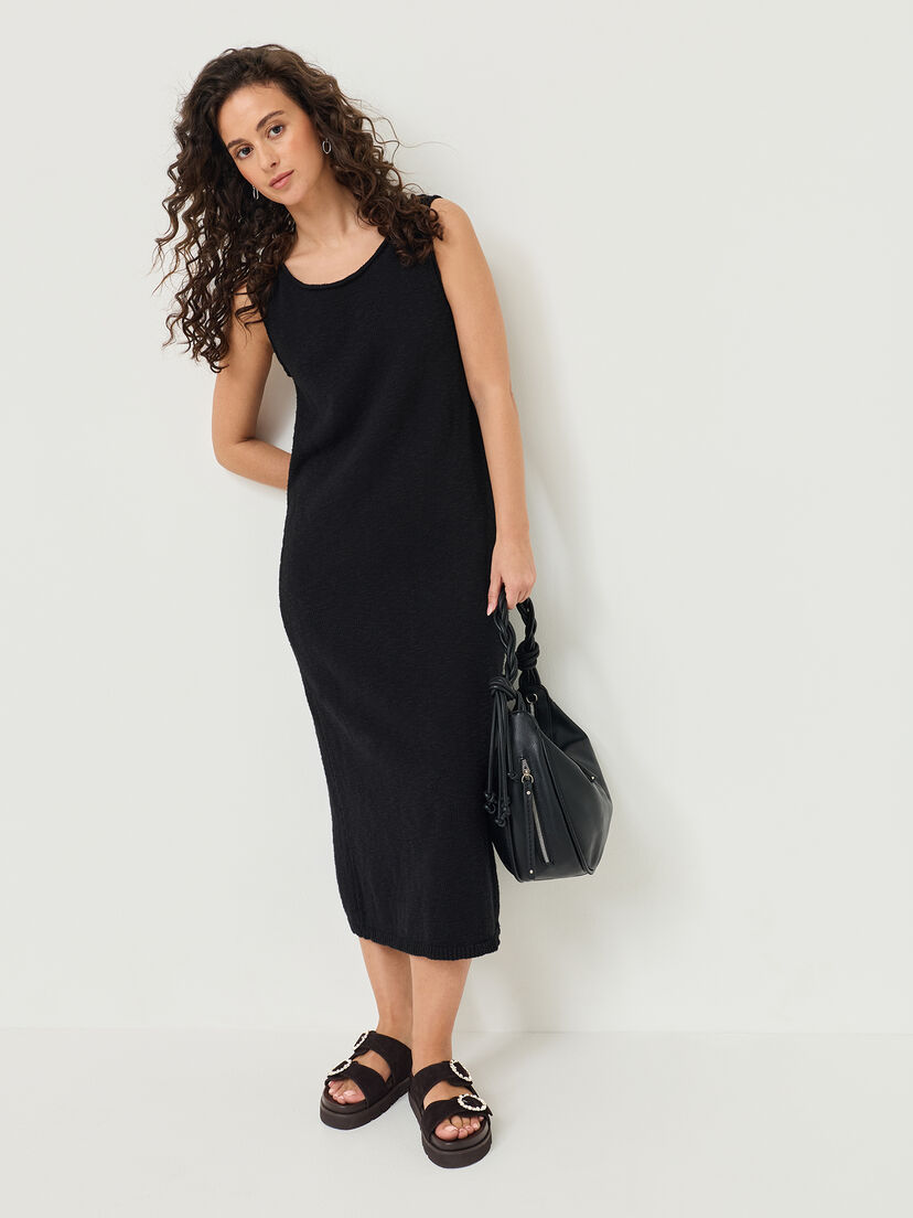 Leren Slipper - zwart, BLACK SUEDE, hi-res