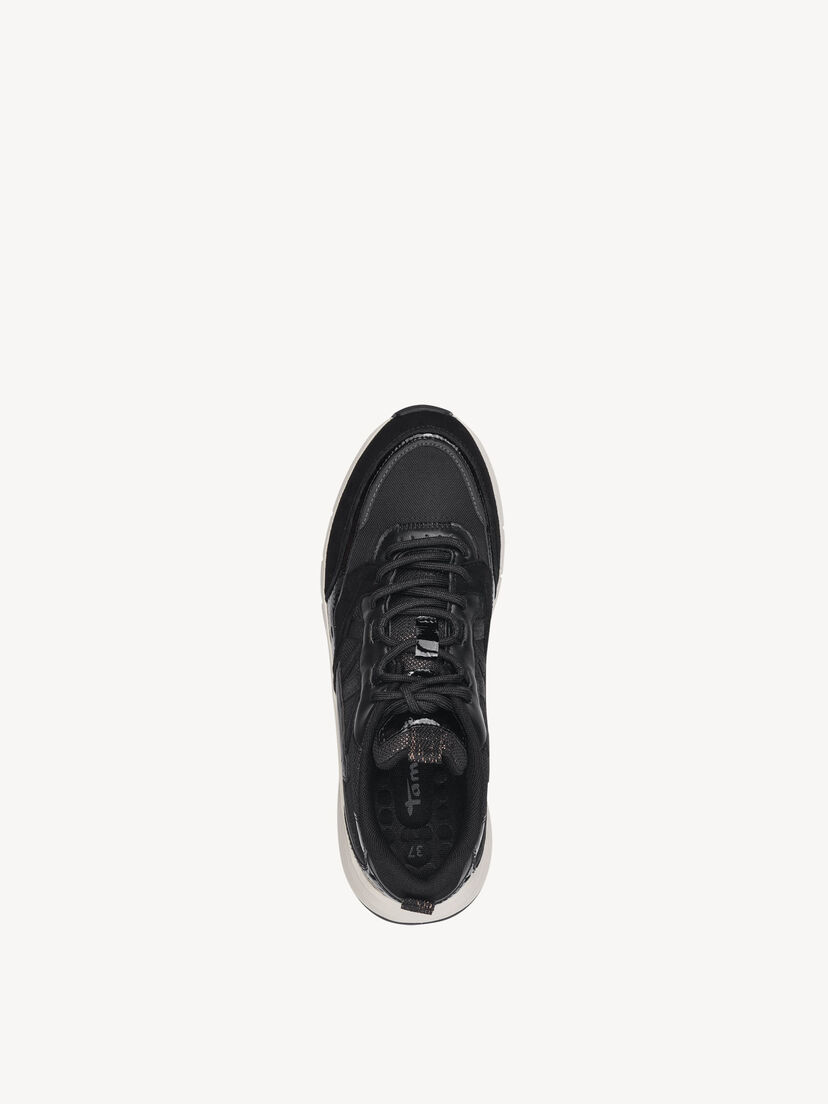Leren Sneaker - zwart, BLACK COMB, hi-res