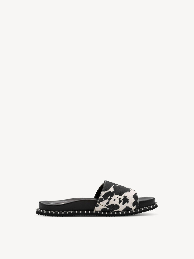 Leather Mule - black, BLACK COW, hi-res