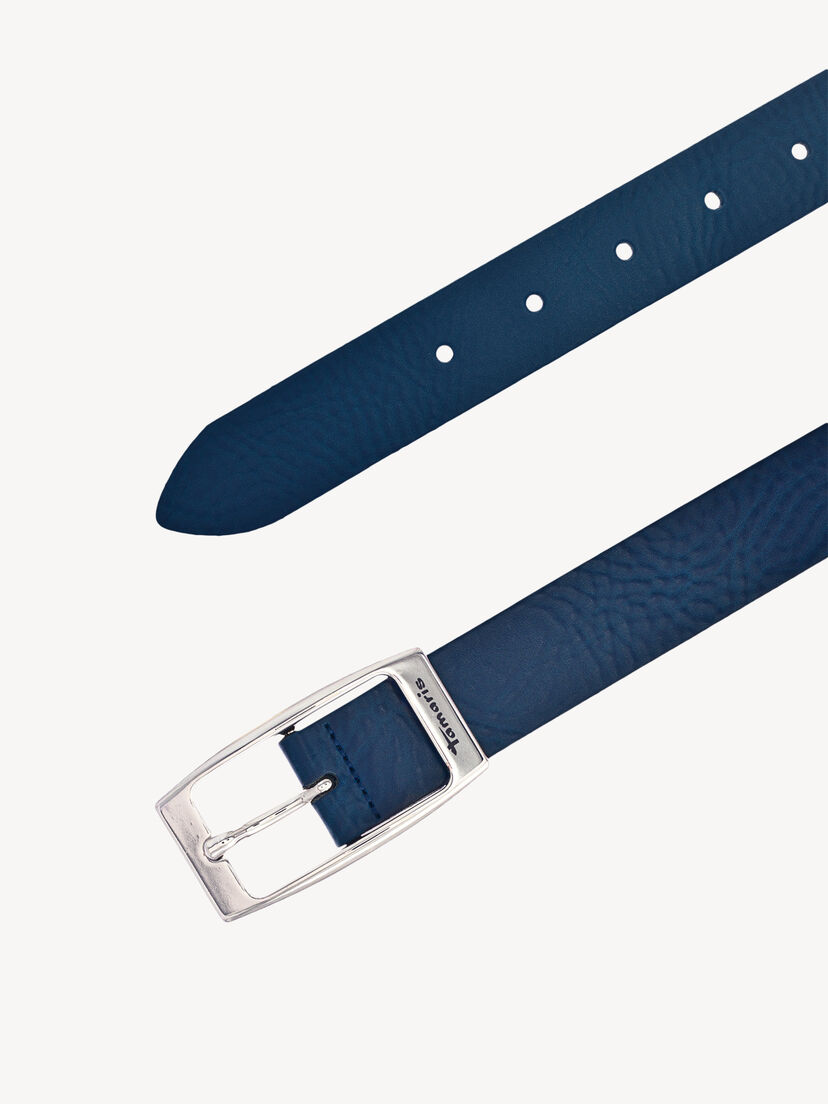 Leren Riem - blauw, petrol blau, hi-res