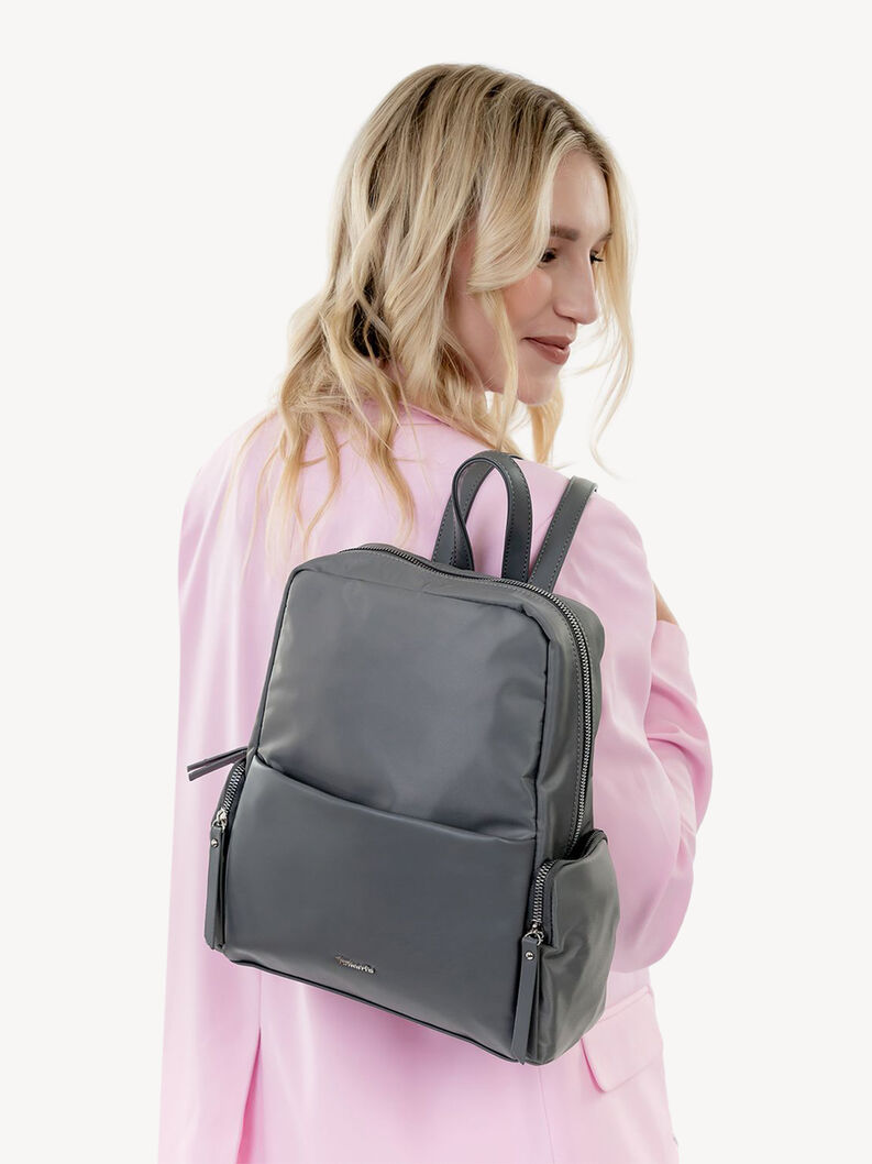 Backpack - grey, grey, hi-res