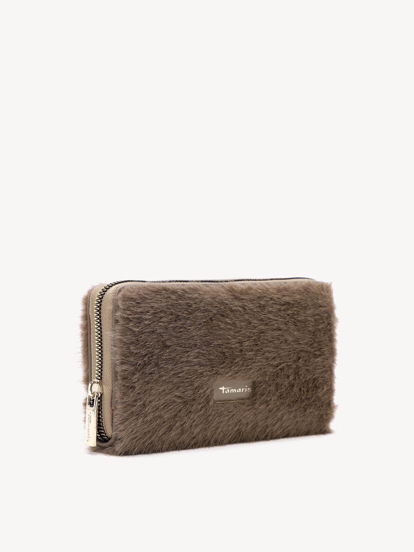 Portemonnee - bruin, taupe, hi-res