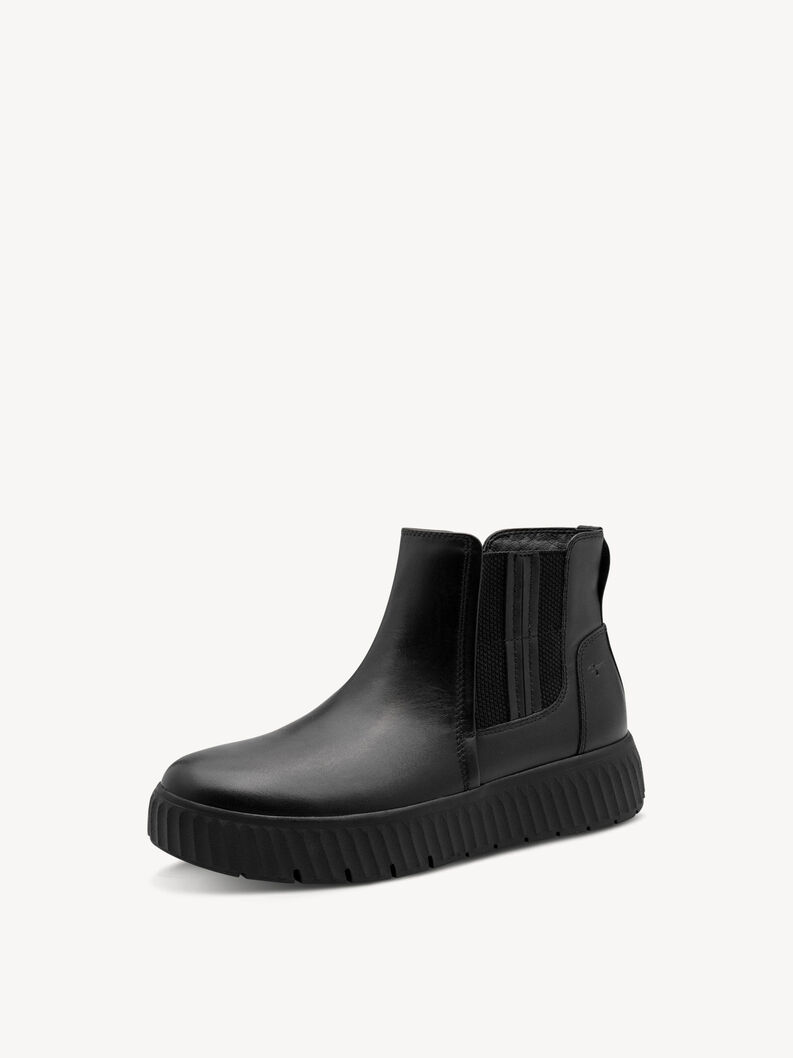 Leder Chelsea Boot - schwarz, BLACK NAPPA, hi-res