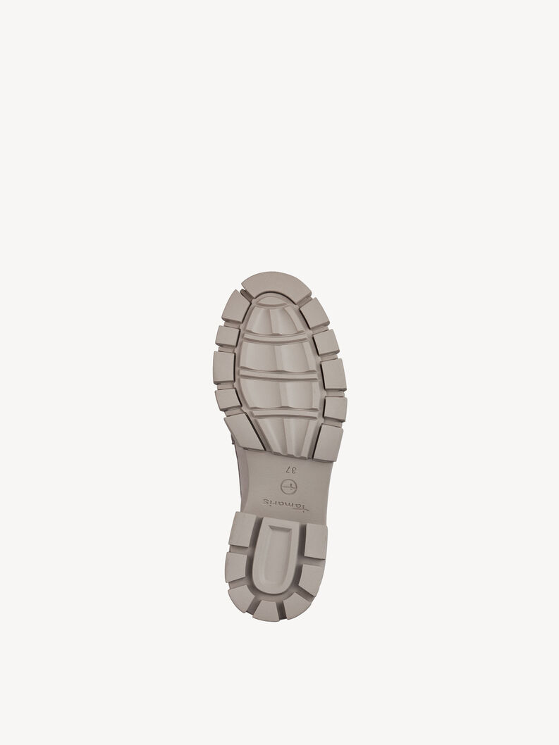 Leather Slipper - grey, GREY, hi-res