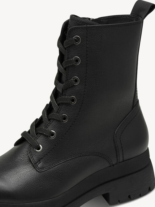 Stiefelette, BLACK LEATHER, hi-res