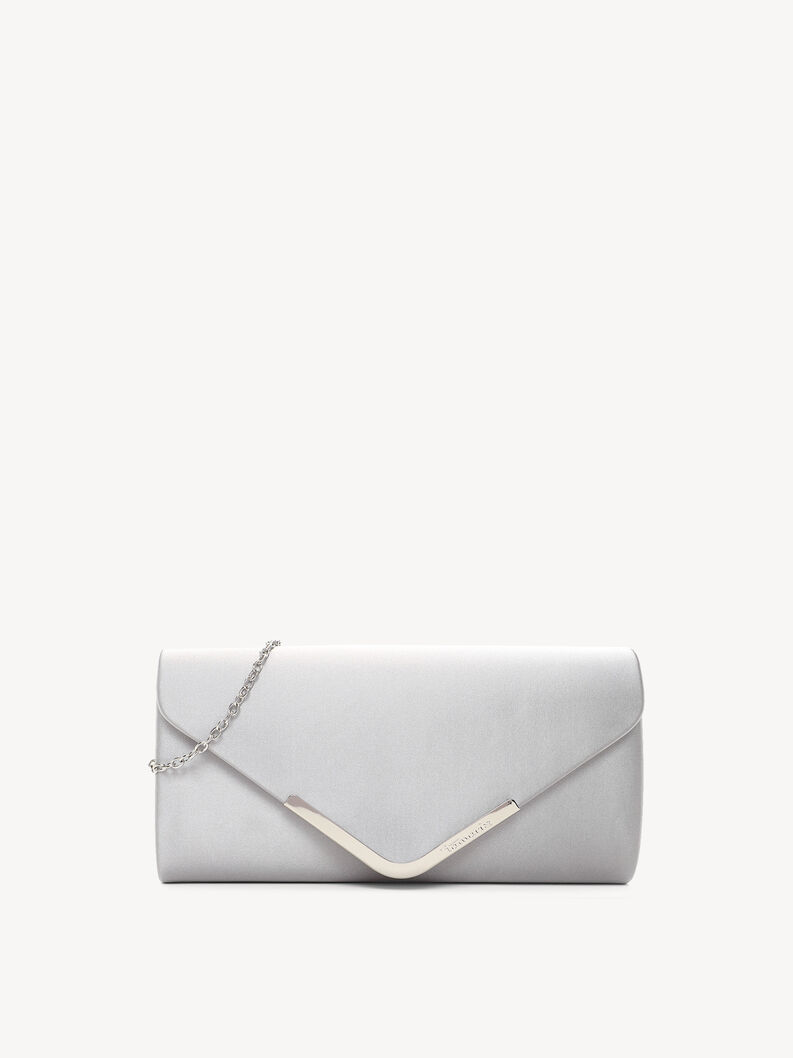 Clutch bag - silver, silver, hi-res