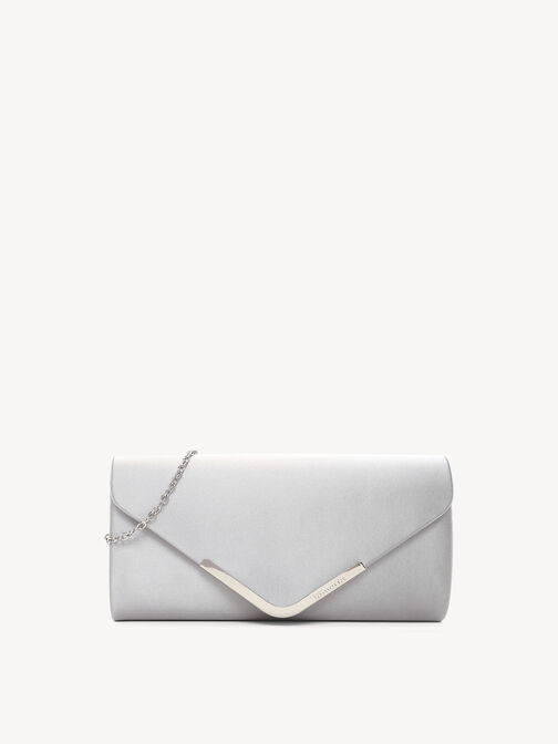 Clutch bag, silver, hi-res