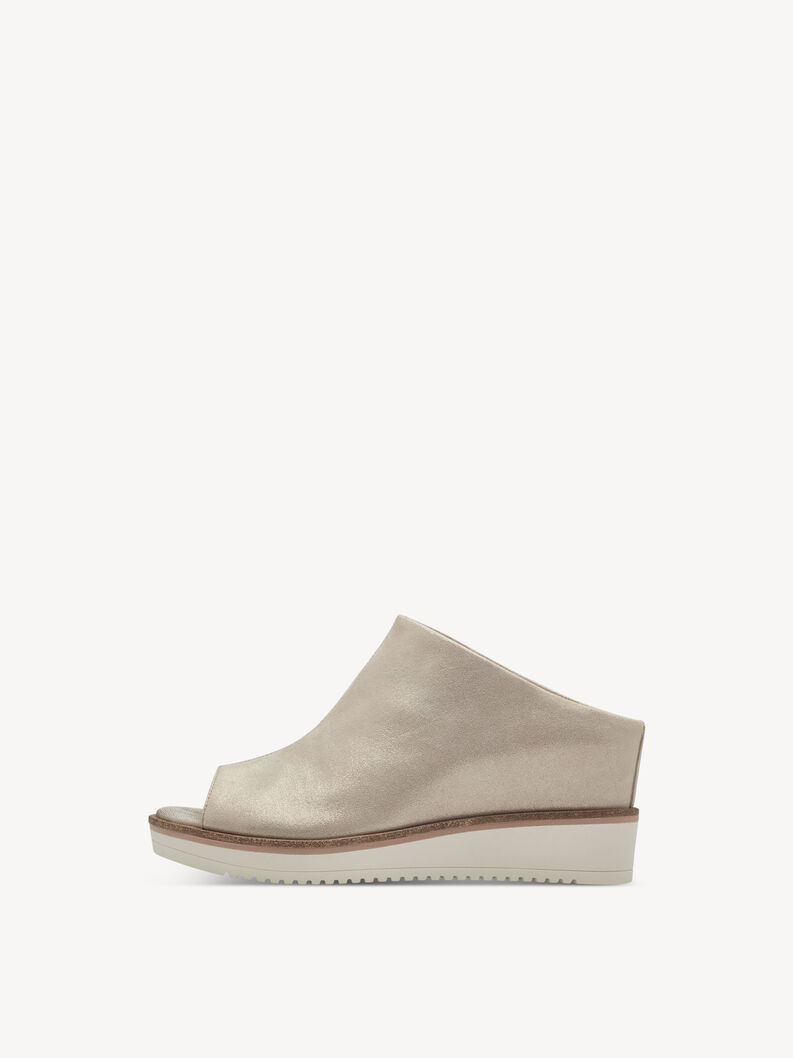 Leather Mule - beige, CHAMPAGNE, hi-res