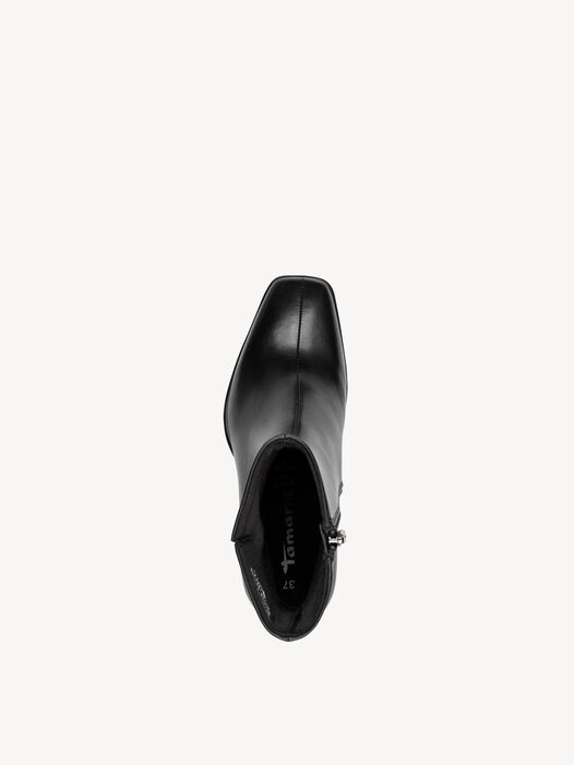 Enkellaarsje, BLACK LEATHER, hi-res