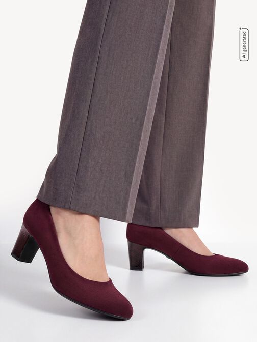 Pumps, BURGUNDY COMB, hi-res