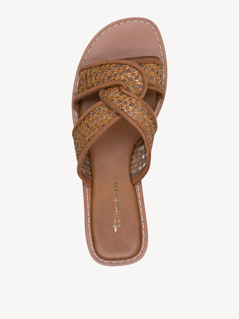 Slipper - bruin, cognac, hi-res