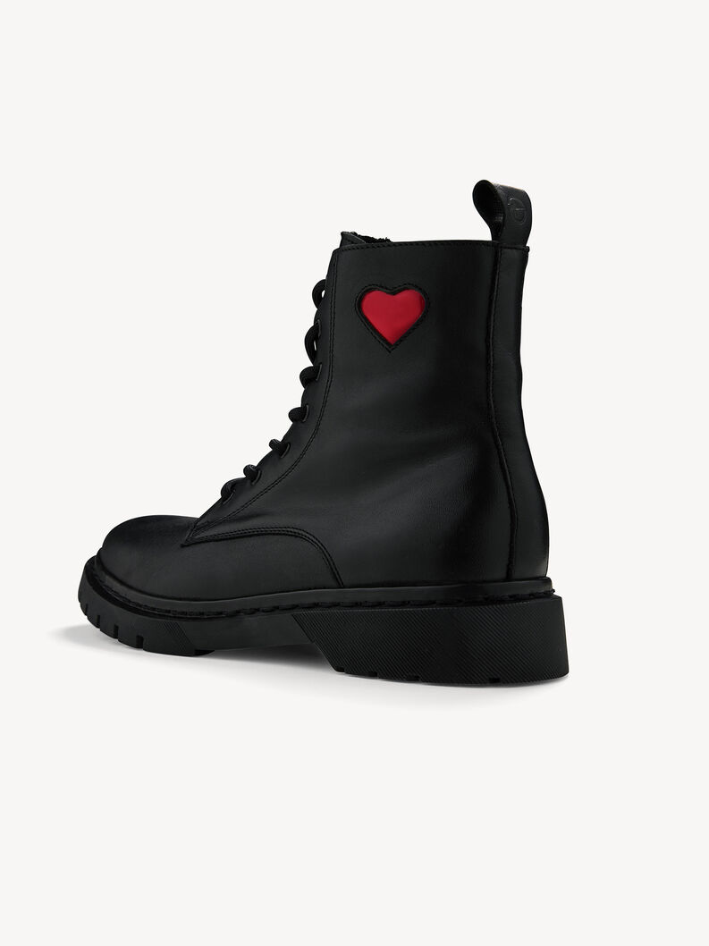Bootie - black, BLACK/RED, hi-res