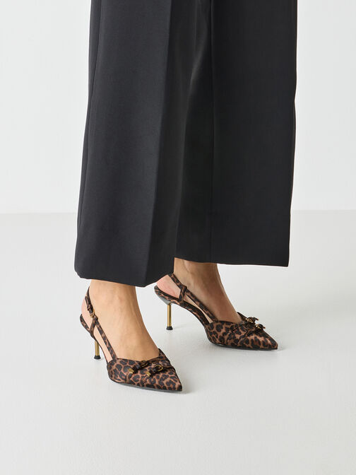 Slingpumps, LEOPARD, hi-res