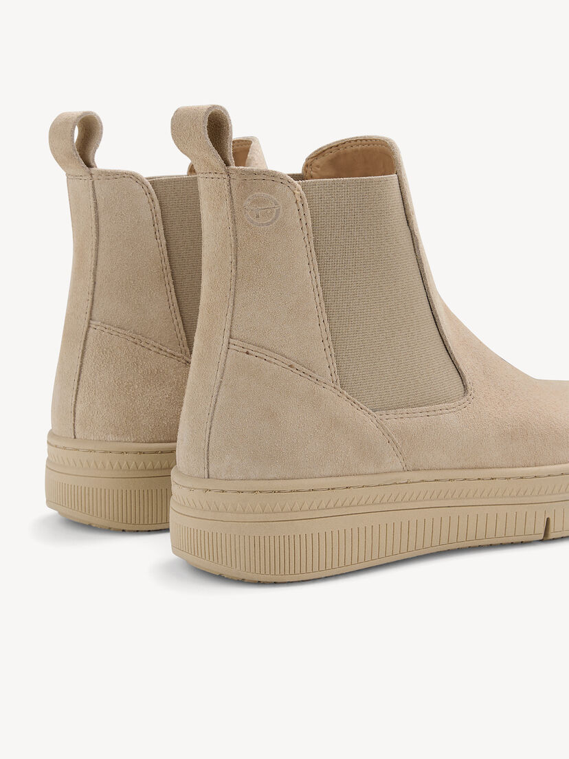 Leren Chelseaboot - beige, beige, hi-res