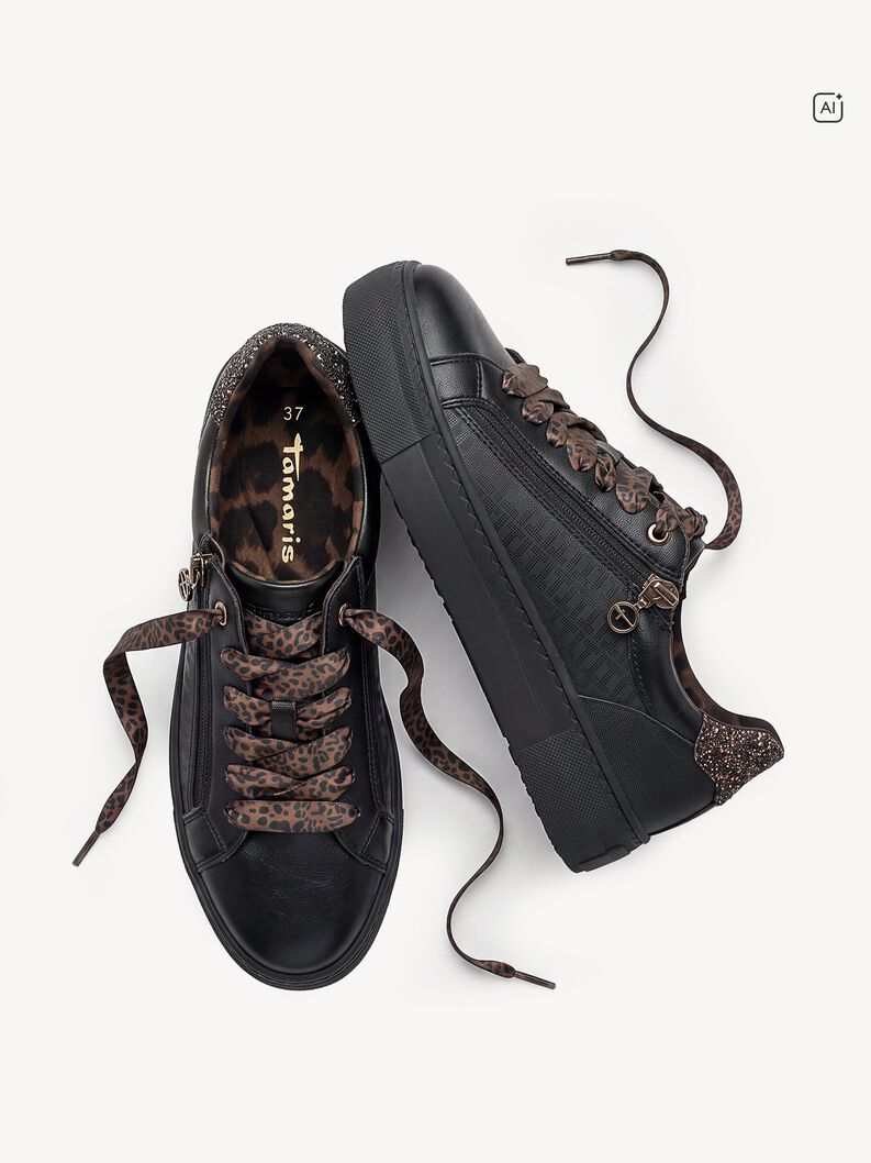 Sneaker, BLACK/LEOPARD, hi-res
