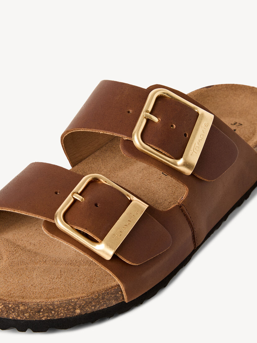 Slipper, COGNAC PULL-UP, hi-res