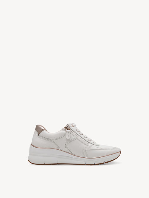 Sneaker, WHT/ROSE GOLD, hi-res