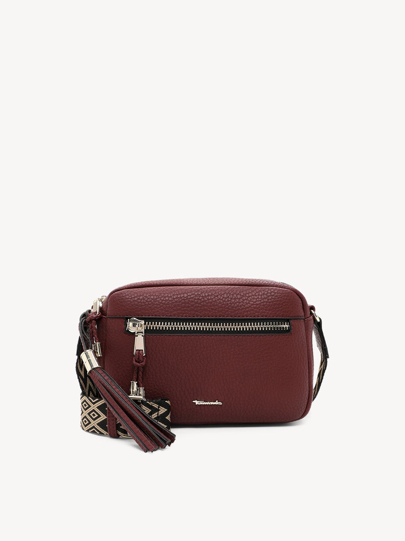 Schoudertas - rood, darkwine, hi-res