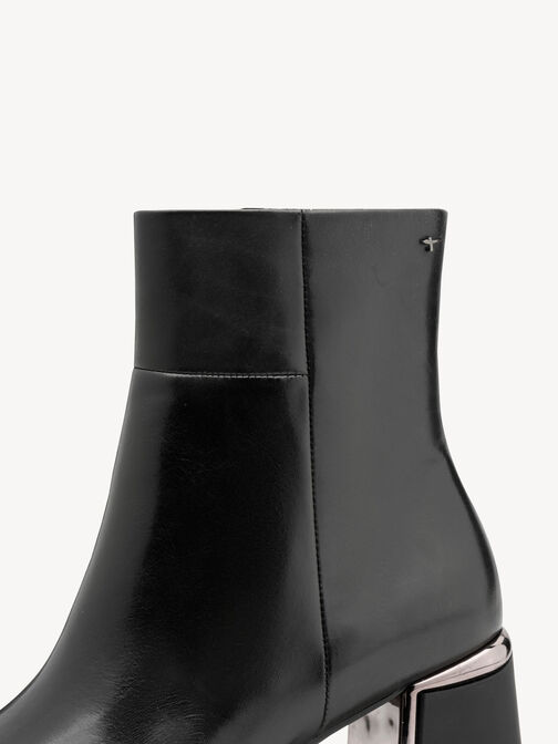 Bottine, BLACK LEATHER, hi-res