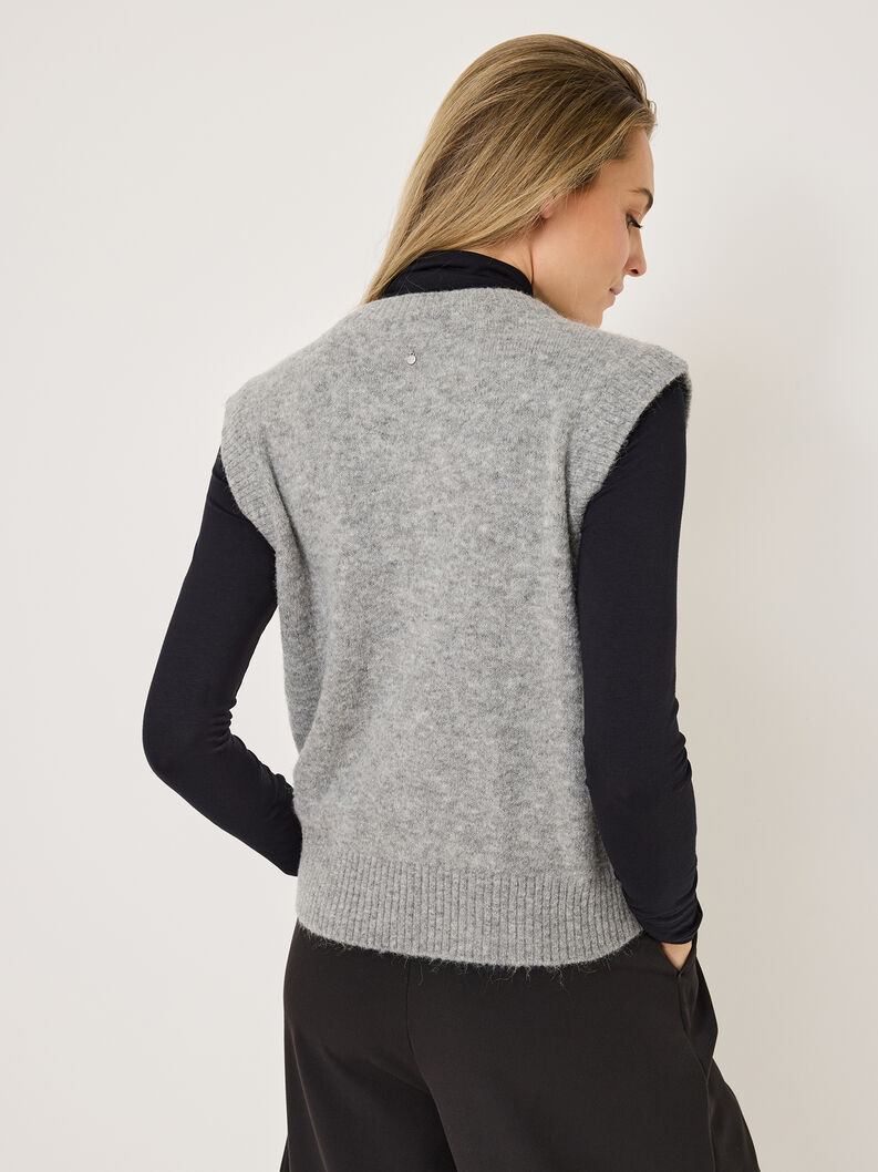 Débardeur - gris, Medium Grey Melange, hi-res