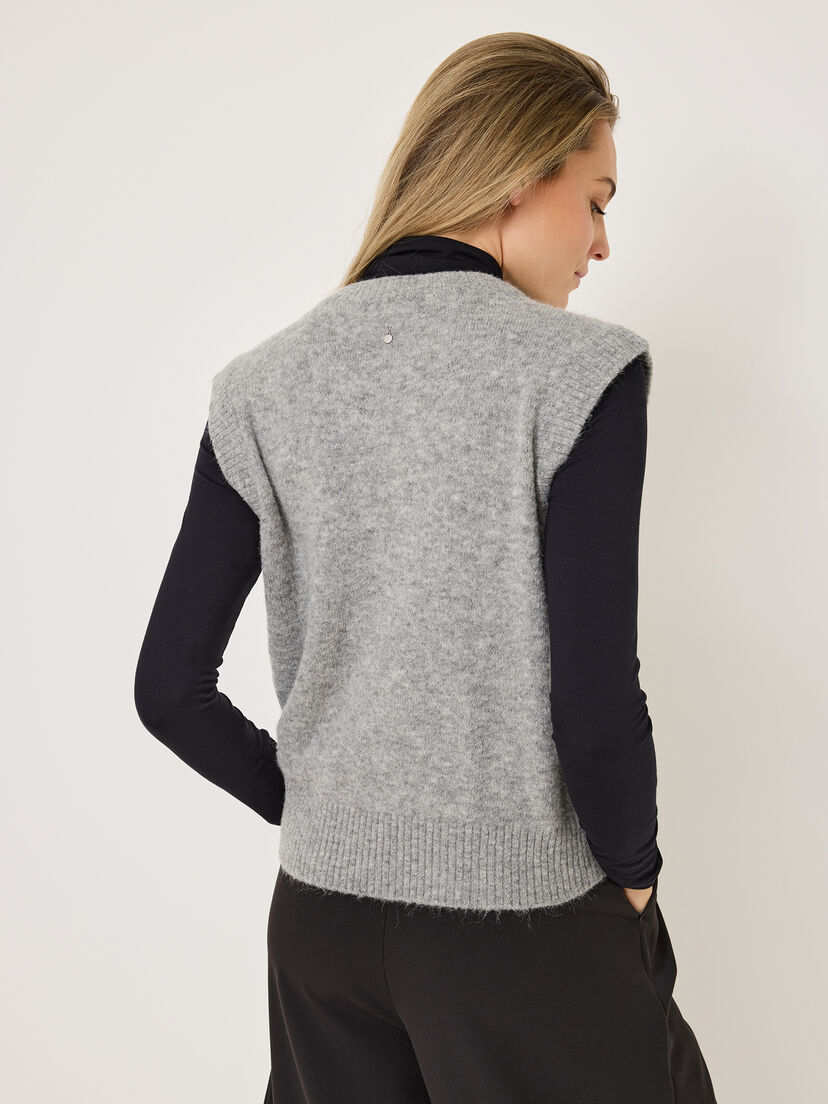 Pullunder, Medium Grey Melange, hi-res