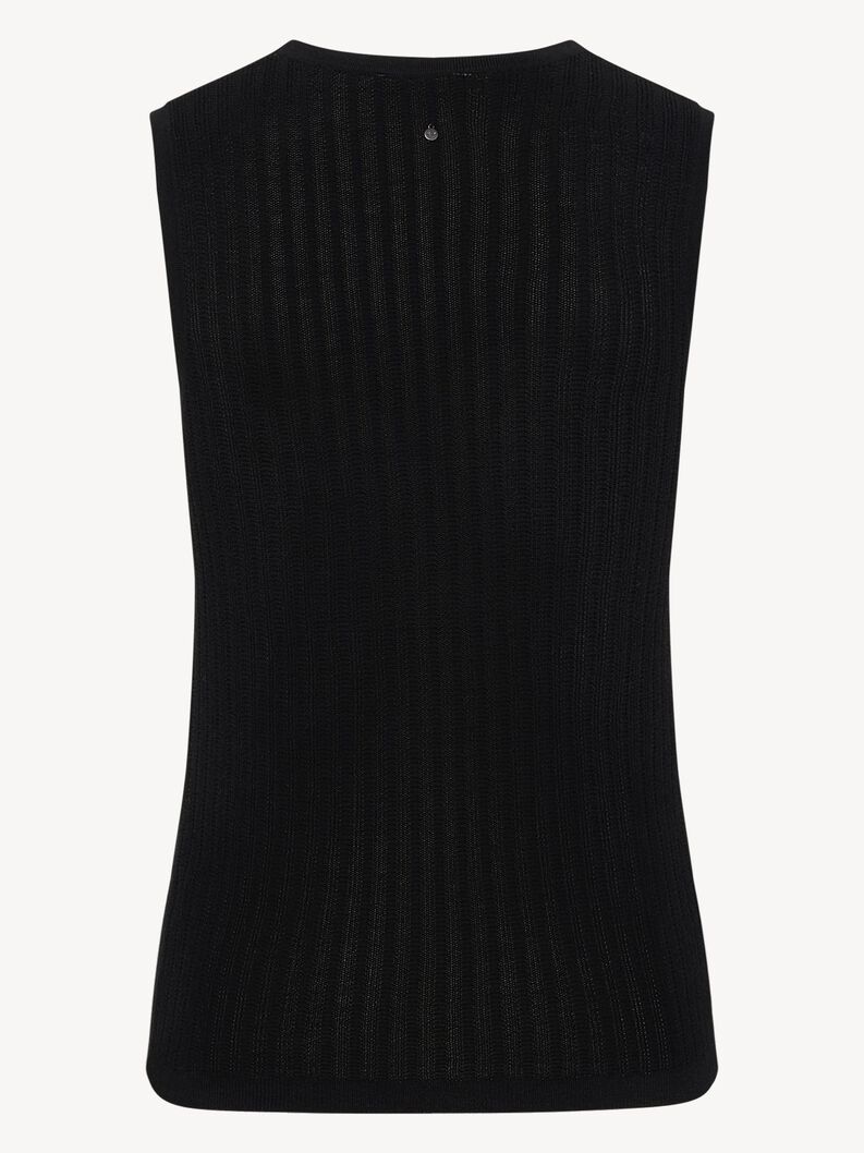 Knitted top - black, Black Beauty, hi-res