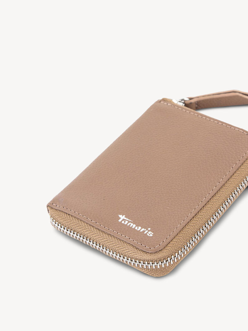 Leather Wallet - beige, sand, hi-res