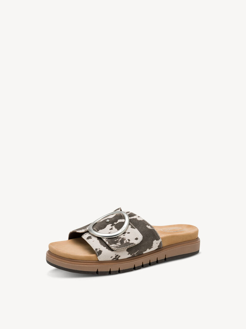 Leren Slipper - wit, COW, hi-res