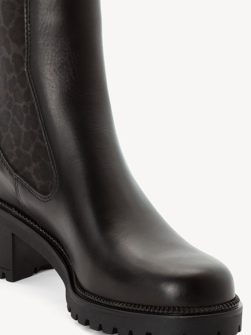 Chelseaboot, BLACK/LEOPARD, hi-res