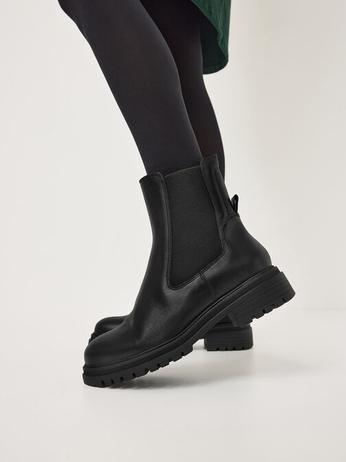 Chelsea Boot, BLACK LEATHER, hi-res