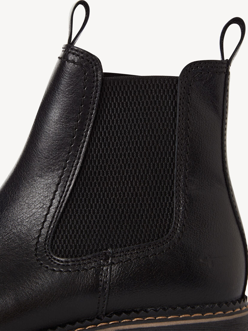 Chelseaboot, BLACK LEATHER, hi-res