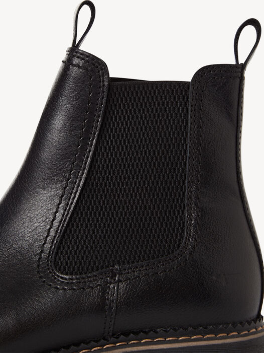 Chelseaboot, BLACK LEATHER, hi-res
