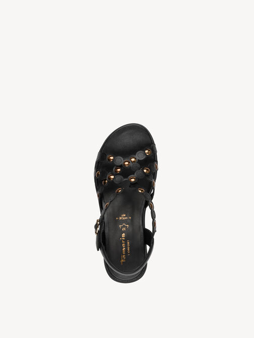 Sandalette, BLACK NAPPA, hi-res