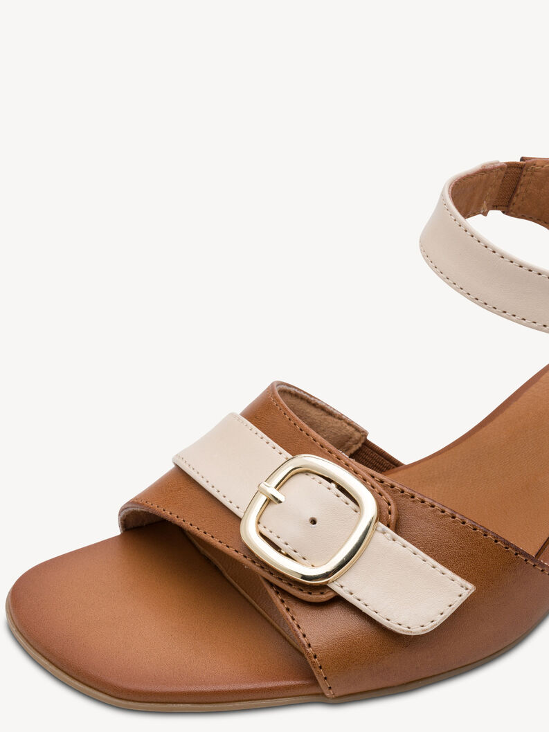 Heeled sandal, IVORY COMB, hi-res