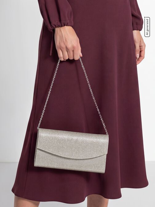 Clutch bag, gold, hi-res