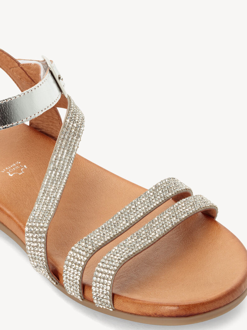 Sandale - m&eacute;tallique, SILVER GLAM, hi-res