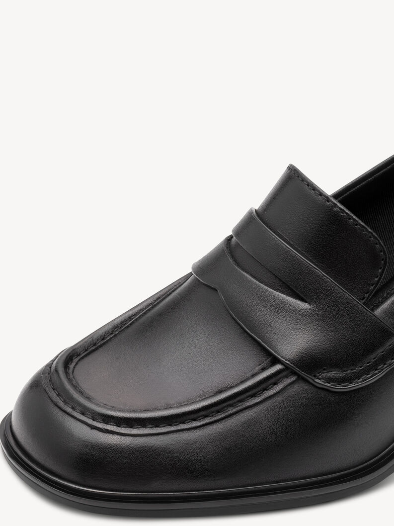 Ledertrotteur - schwarz, BLACK, hi-res