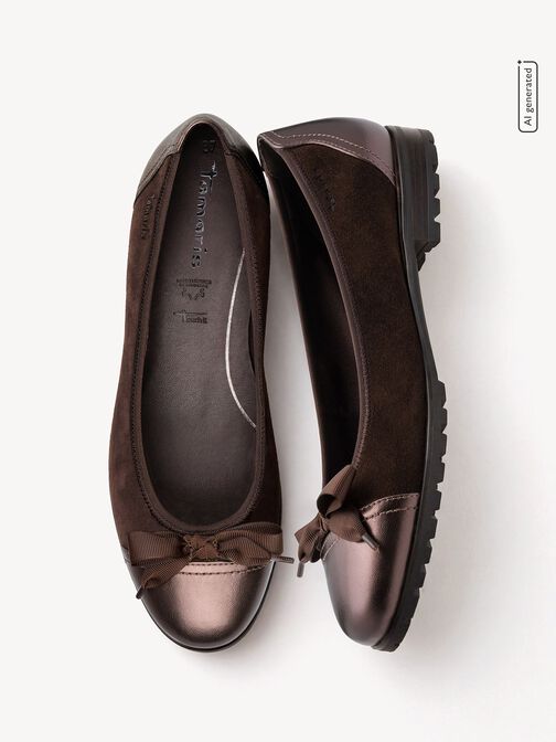Ballerina, MOCCA SUEDE, hi-res