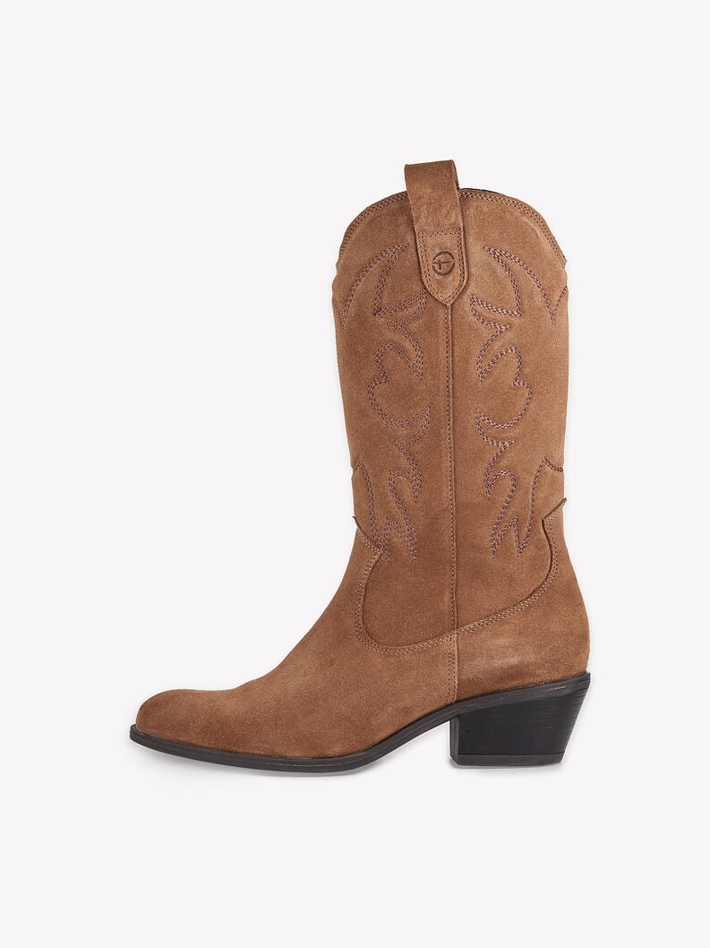 Cowboystøvler - brun, COGNAC, hi-res