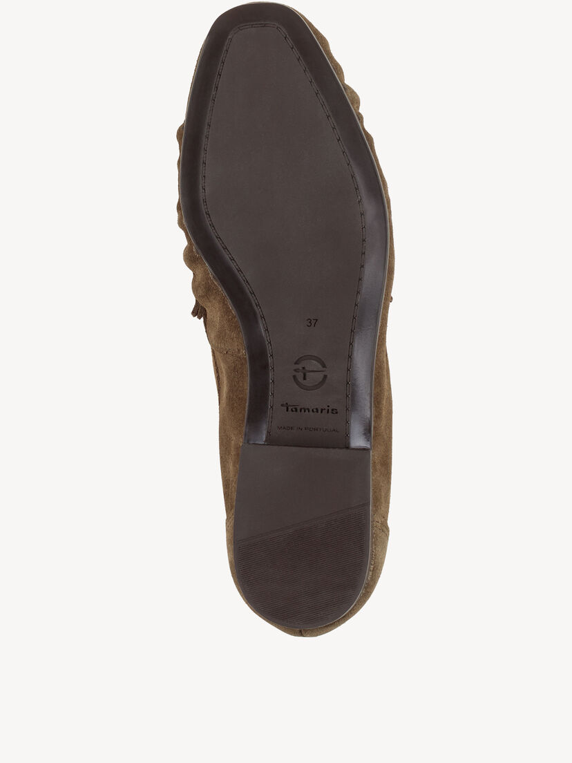 Leren Mocassin - groen, OLIVE, hi-res