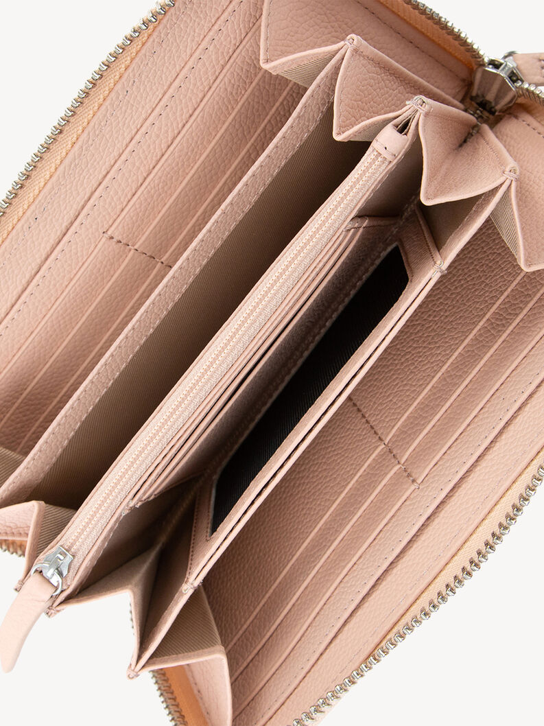 Leather Wallet - pink, rose, hi-res