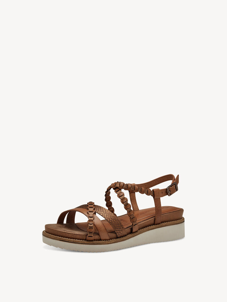 Sandalette - braun, COGNAC, hi-res