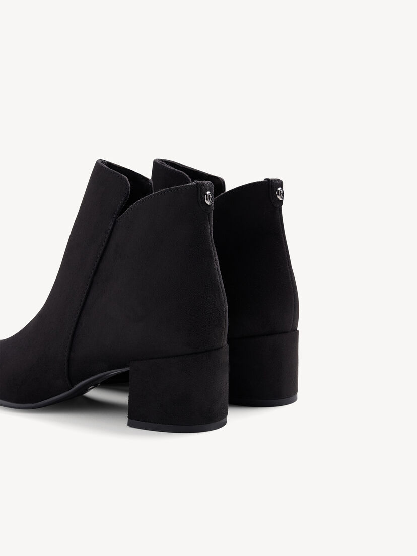 Enkellaarsje - zwart, BLACK, hi-res