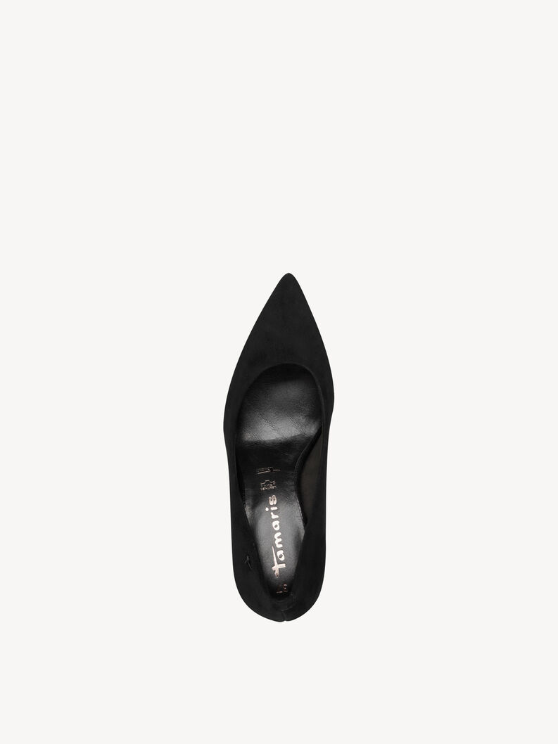 Escarpin en cuir - noir, BLACK COMB, hi-res
